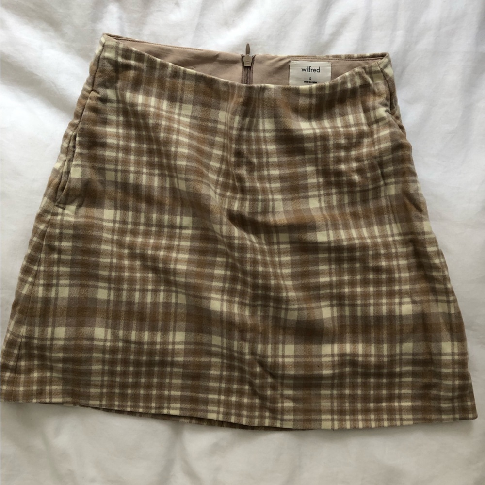 Wilfred Plaid Mini Skirt